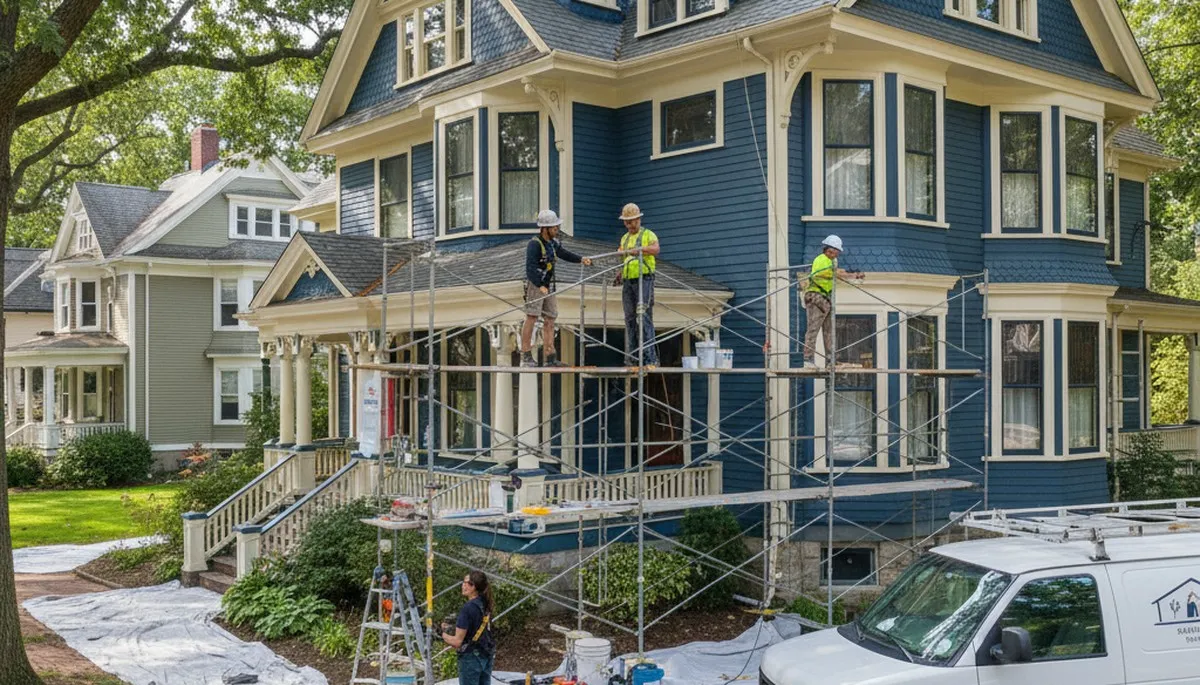 Professional painter serving Newton, MA for interior and exterior painting services