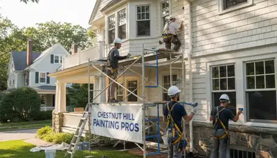 Painting contractor in Newton, MA providing residential and commercial painting services