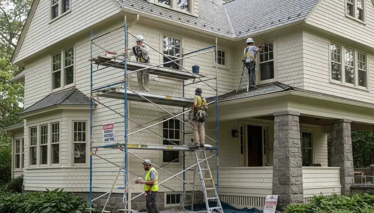 Professional painters in Newton, MA providing interior and exterior painting services
