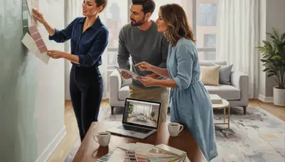 Newton, MA color consultation for home painting with expert palette selection