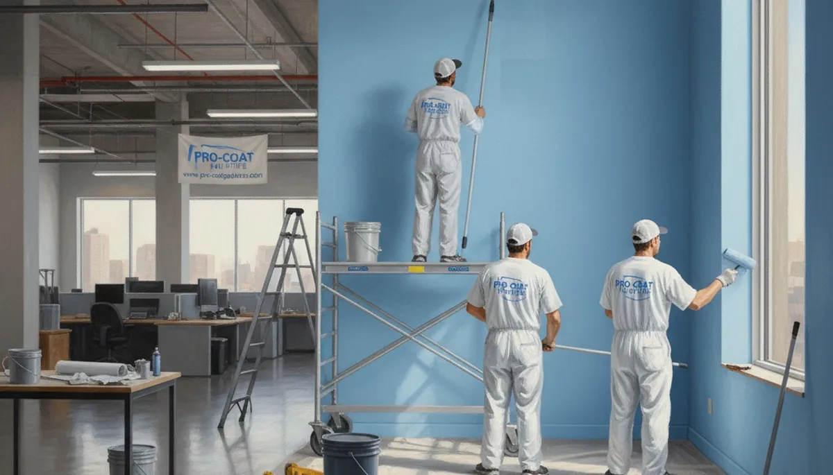 Newton, MA commercial painting for durable exterior coatings on a business building