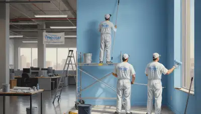 Newton, MA commercial painting for durable exterior coatings on a business building