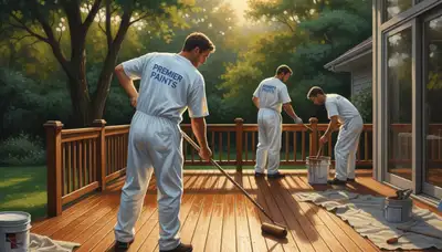 Deck staining service in Newton, MA for durable, weather-resistant protection and a clean finish
