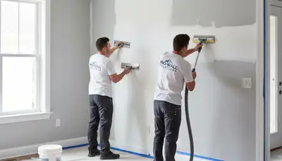 Drywall repair in Newton, MA by Newton Paint Pros for cracks, holes, and water damage