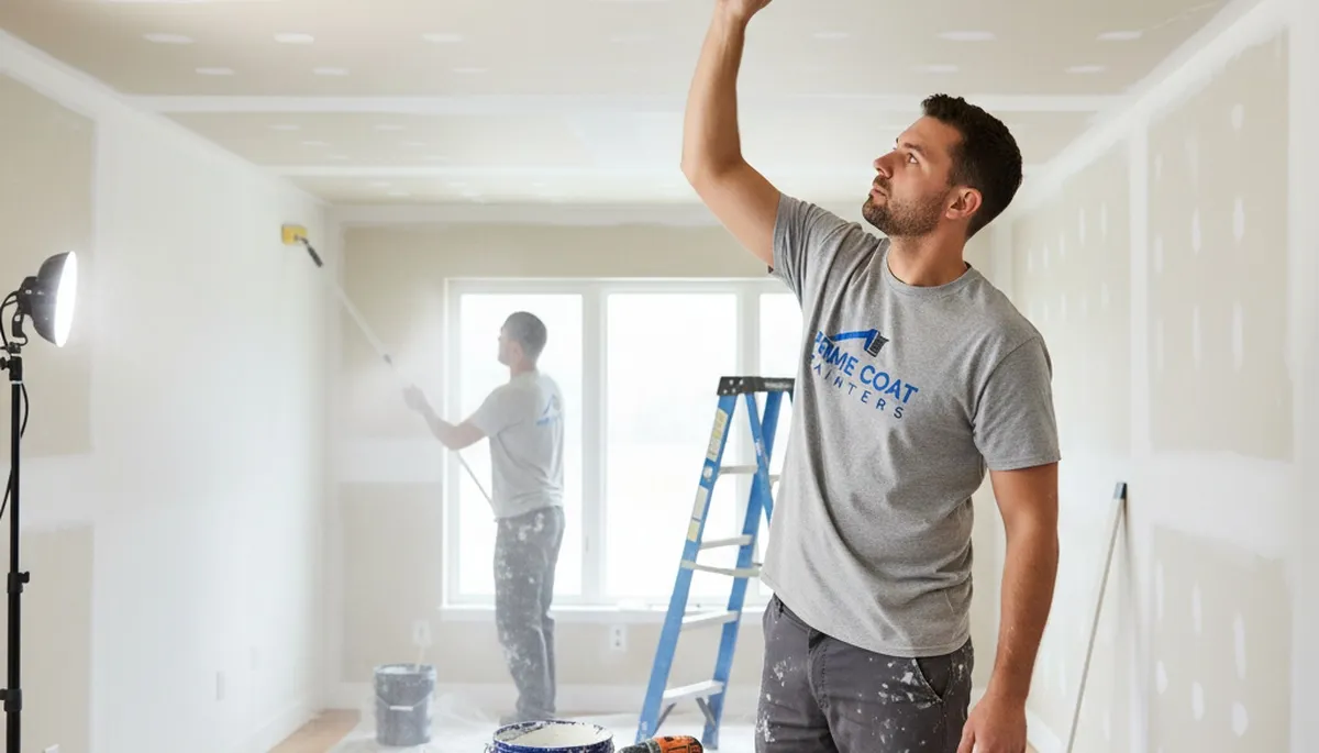 Drywall repair in Newton, MA by Newton Paint Pros for cracks, holes, and water damage restoration