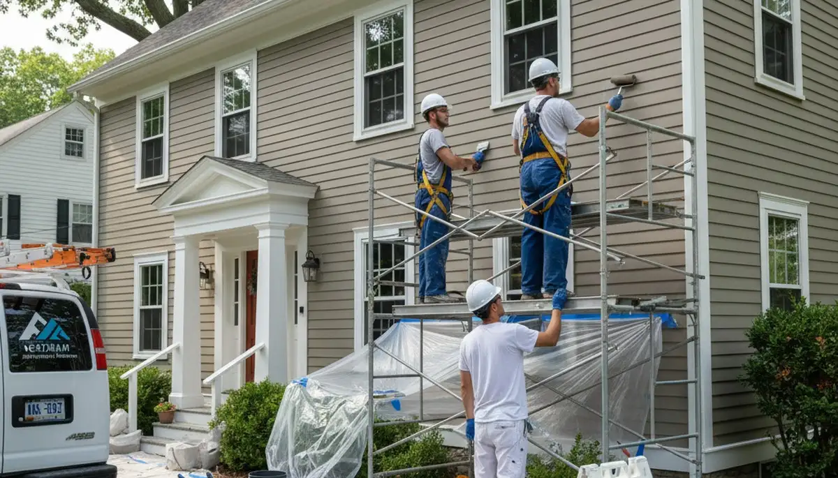 Painting services in Newton, MA for residential and commercial properties