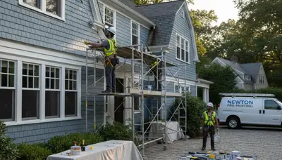 Painting contractor in Newton, MA providing residential and commercial painting services