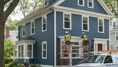 Painting contractors in Newton, MA providing interior and exterior house painting services