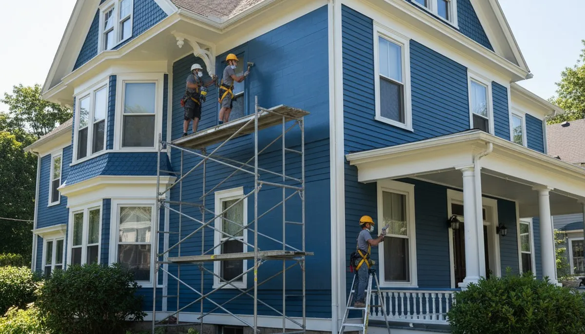 Professional painters in Newton, MA providing residential and commercial painting services