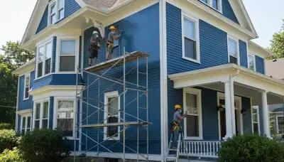 Professional painters in Newton, MA providing residential and commercial painting services