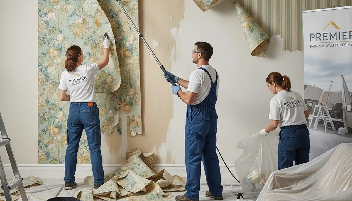 Professional wallpaper removal and wall prep in Newton, MA for painting services