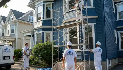 Painters in Newton, MA providing professional interior and exterior painting services