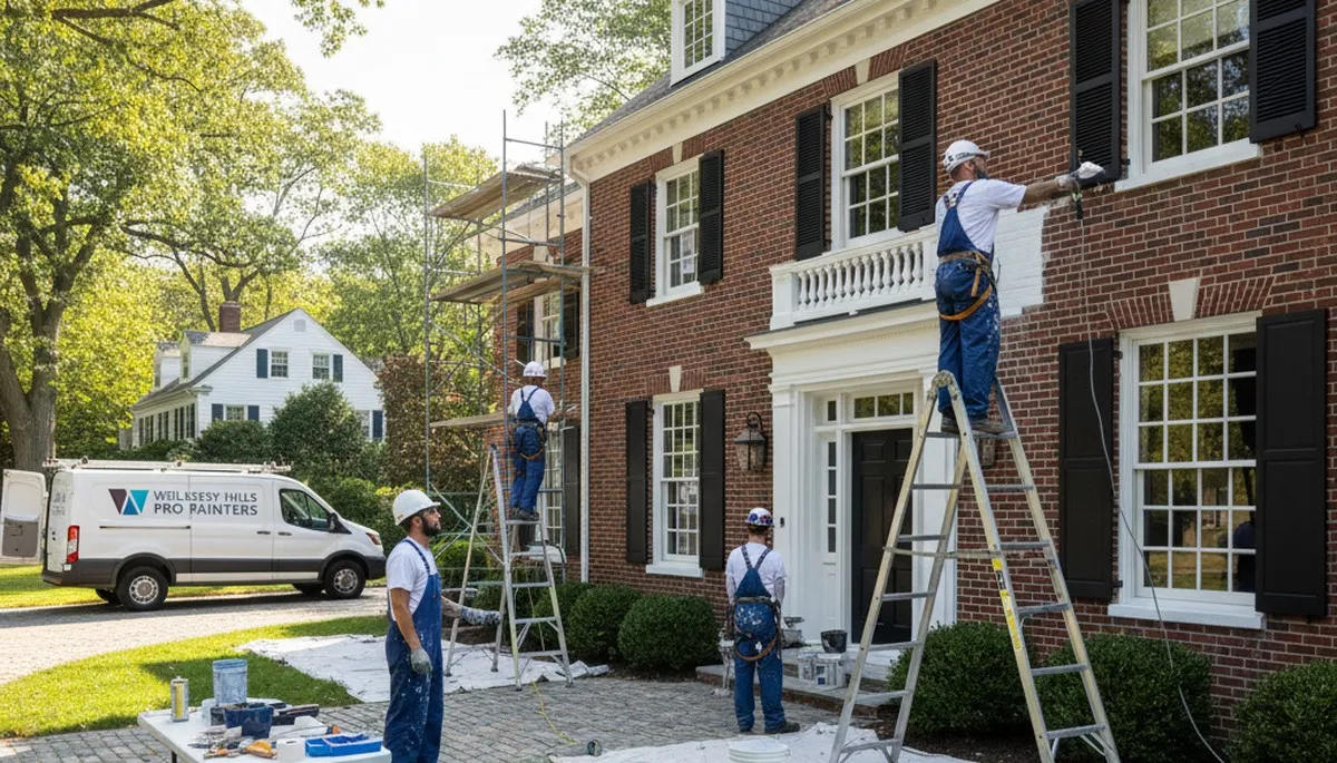 Painting services in Newton, MA for residential and commercial properties