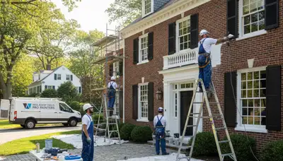 Painting services in Newton, MA for residential and commercial properties
