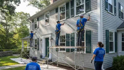 Painters in Newton, MA providing professional interior and exterior painting services